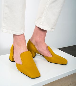 Suzanne Rae + D'Orsay in Mustard Mesh