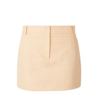 Tibi + Linen Mini Skirt