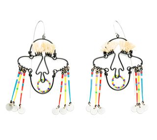 Bimba y Lola + Tribal Earrings