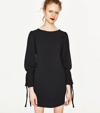 Zara + Bow Sleeve Dress