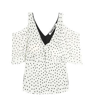 McQ Alexander McQueen + Cold Shoulder Top