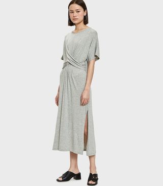 Farrow + Rela Midi Dress in Grey