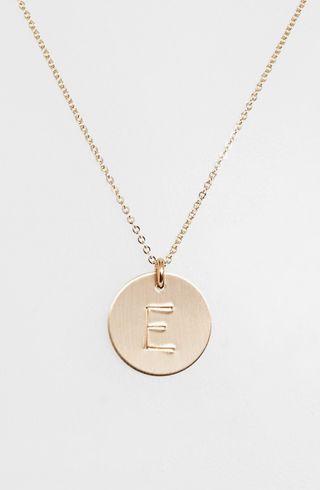 Nashelle + Initial Disc Necklace