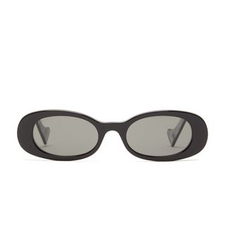 Gucci + Oval Acetate Sunglasses