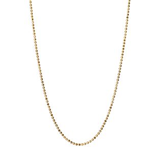 Links of London + Essentials 18kt Yellow Gold Ball Chain