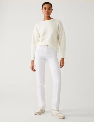 M&S Collection + Sienna Straight Leg Jeans with Stretch