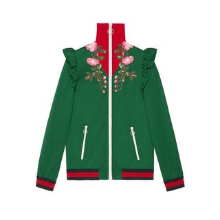 Gucci + Embroidered Technical Jersey Jacket