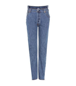 Vetements x Levi's + High-Waisted Reworked Jeans