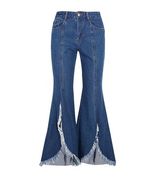 SJYP Steve J 
Yoni P + Frayed Jeans