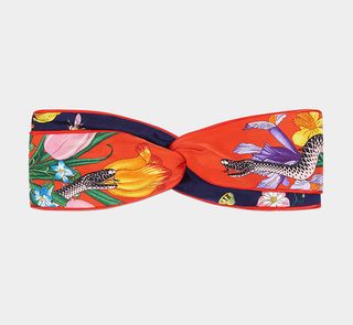 Gucci + Flora Snake Print Headband