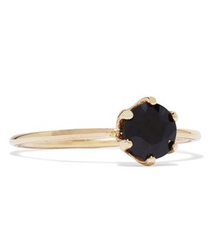 Sarah & Sebastian + Pin 14-Karat Gold Sapphire Ring