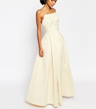 ASOS Bridal + Extreme Sateen Maxi Prom Dress