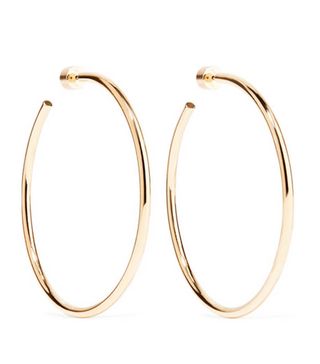 Jennifer Fisher + Classic Round Gold-Plated Hoop Earrings