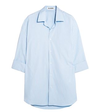 Jil Sander + Oversized Striped Cotton Shirt