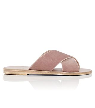 Kyma + Chios Velvet Slide Sandals