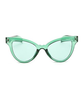 Tootaffy + Green Candy Cat Eye Sunglasses