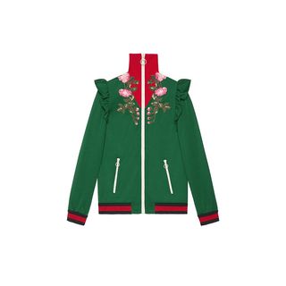 Gucci + Embroidered Technical Jersey Jacket