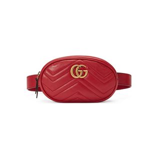 Gucci + GG Marmont Matelassé Leather Belt Bag