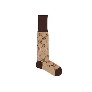 Gucci + GG Pattern Cotton Blend Socks