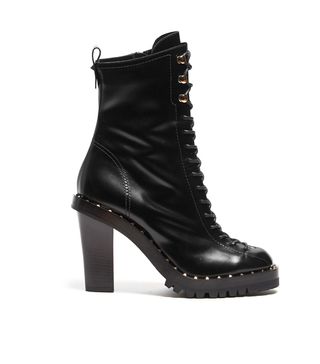 Valentino + Soul Rockstud Leather Ankle Boots