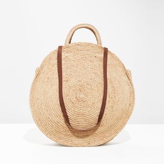 
Other Stories + Straw Circle Bag