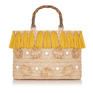 OWNTHELOOK.COM + Tassel Straw Tote Bag