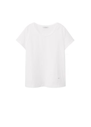 Violeta by Mango + Elastic Cotton T-Shirt