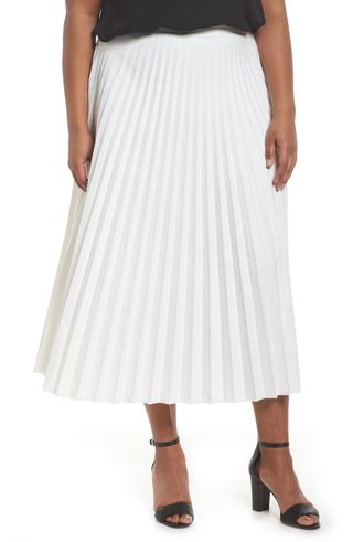 Glamorous + Pleated Long Skirt