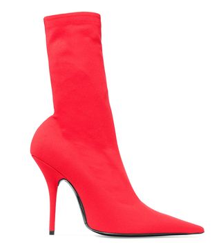 Balenciaga + Stretch Jersey Ankle Boots