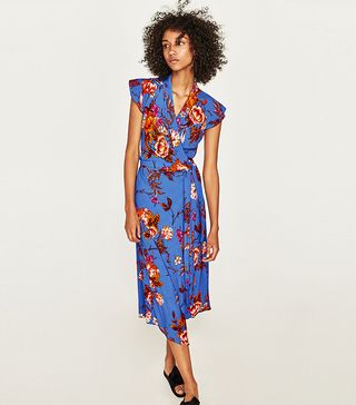 Zara + Asymmetric Length Dress