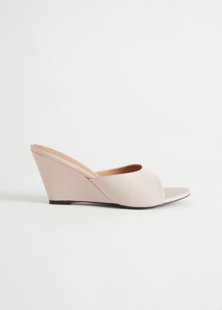 & Other Stories + Leather Wedge Sandals