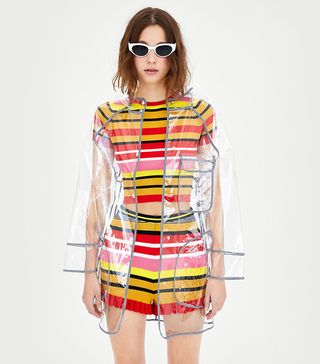 Zara + Transparent Raincoat