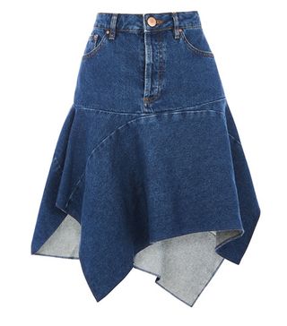 Warehouse + Cut Out Asymmetric Skirt