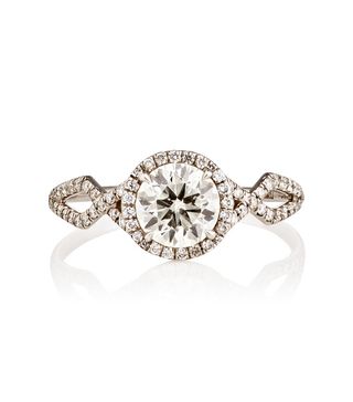 Monique Pean Mineraux + Brilliant-Cut White Diamond Ring