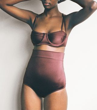 Lonely + Daphne Bikini Oxblood