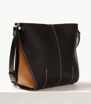 Marks and Spencer + Faux Leather Crossbody Bag