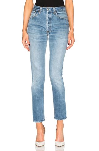 Re/Done + High Rise Jeans