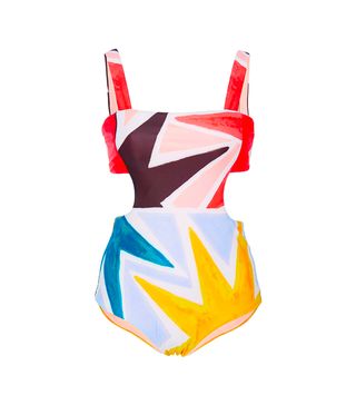 Mara Hoffman + Superstar Printed Swimsuit