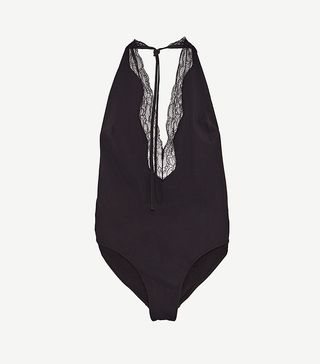 Zara + Halter Neck Swimsuit