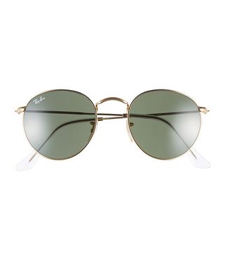 Ray-Ban + Icons 50Mm Round Metal Sunglasses