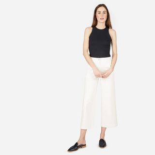 Everlane + The Wide Leg Crop Pant