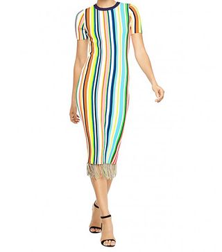 Milly + Vertical Stripe Dress