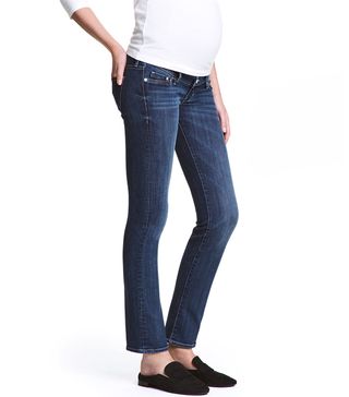 H&M Mama + Straight Jeans