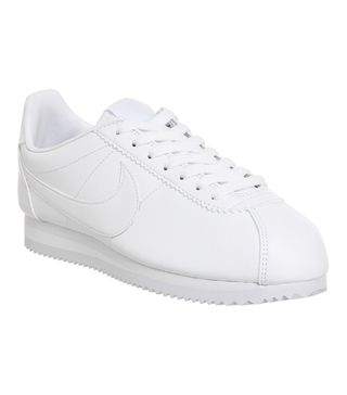 Nike + Cortez White Mono Leather