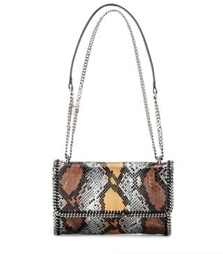 Stella McCartney + Falabella Faux Snakeskin Shoulder Bag