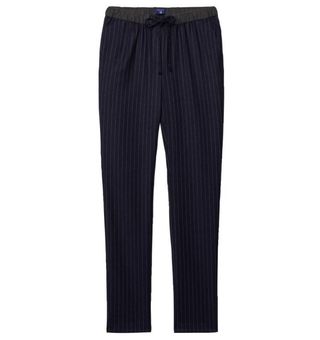 Gant + Straight Fit Pinstriped Recreation Trousers