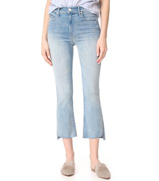 Mother + The Insider Crop Step Fray Jeans