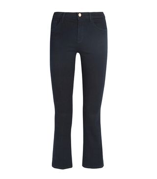 J Brand + Selena Cropped Mid-Rise Flared Jeans