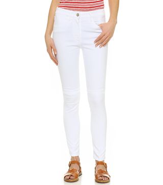 3x1 + W3 High Rise Channel Seam Skinny Jeans