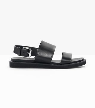 & Other Stories + Raw Edge Leather Sandals